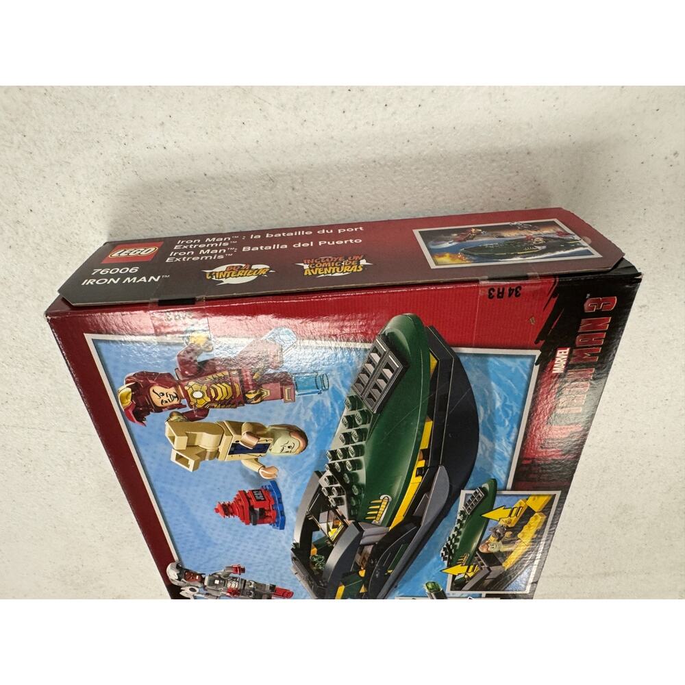 LEGO Marvel: Iron Man: Extremis Sea Port Battle (76006) 195Pcs New Sealed - Picture 7 of 10